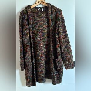 Dreamers: Women’s Hooded Open Front Cardigan- Size Medium